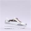 Marco Moreo Pompei Front Zip Platform - White Gold Silver